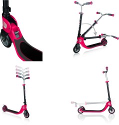 GLOBBER SCOOTER FOLDABLE FLOW 125 BLACK-RED ΠΑΤΙΝΙ 6